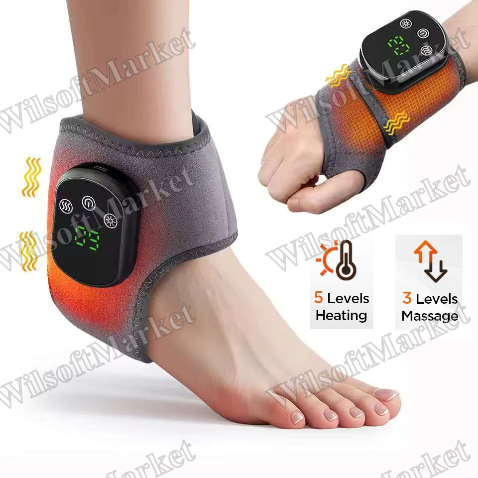 Bracelet chauffant électrique pour poignet avec massage vibrant