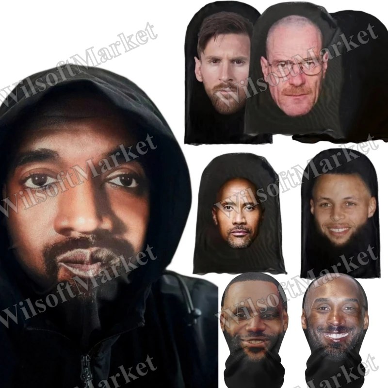 Masque Visage Complet en Maille Mesh – Déguisement Cosplay et Fête d'Horreur