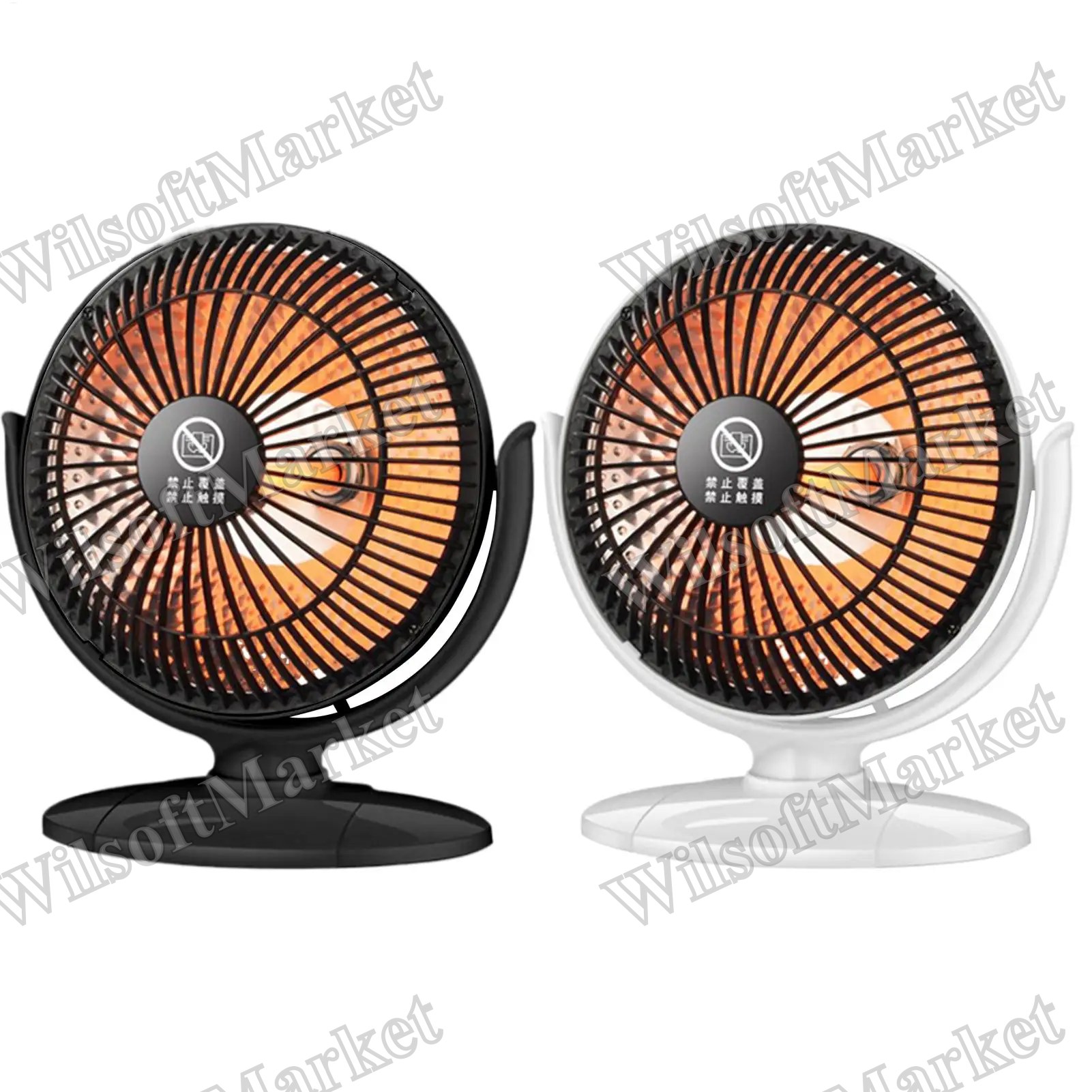 Mini Radiateur de Bureau 6 Po 200W Chauffage Portatif Personnel Économe Protégé Contre les Surchauffes