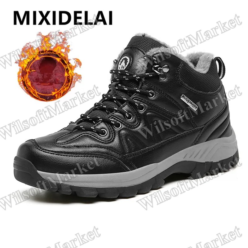 Bottes d'hiver pour hommes MIXIDELAI - Imperméables, chaudes et durables