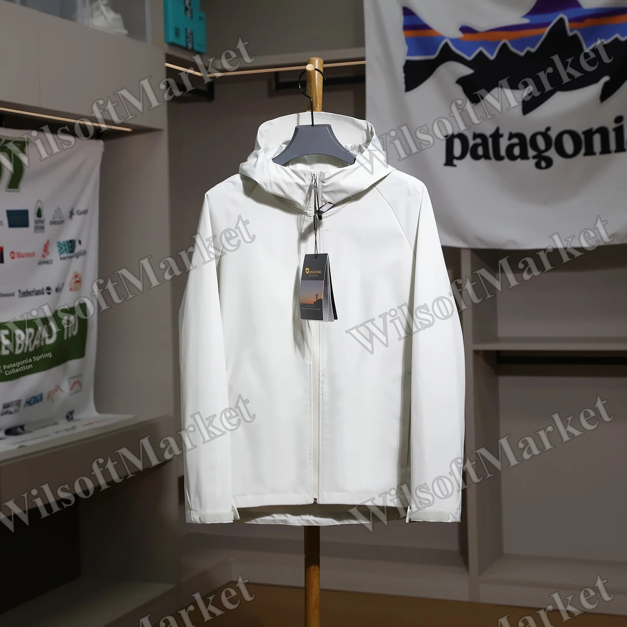 Veste softshell imperméable respirante unisexe à capuchon pour homme et femme