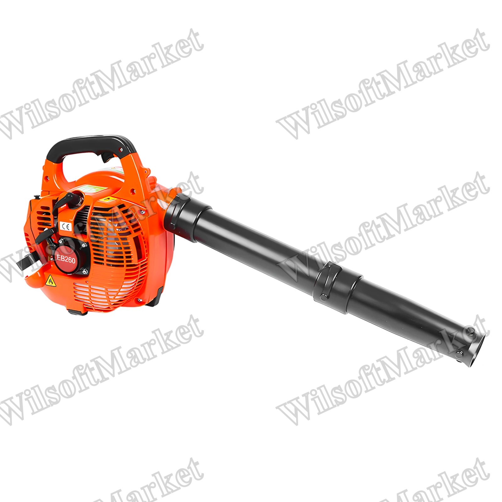 Souffleur à feuilles à essence 2 temps – Moteur puissant 750W, réservoir 0.65L