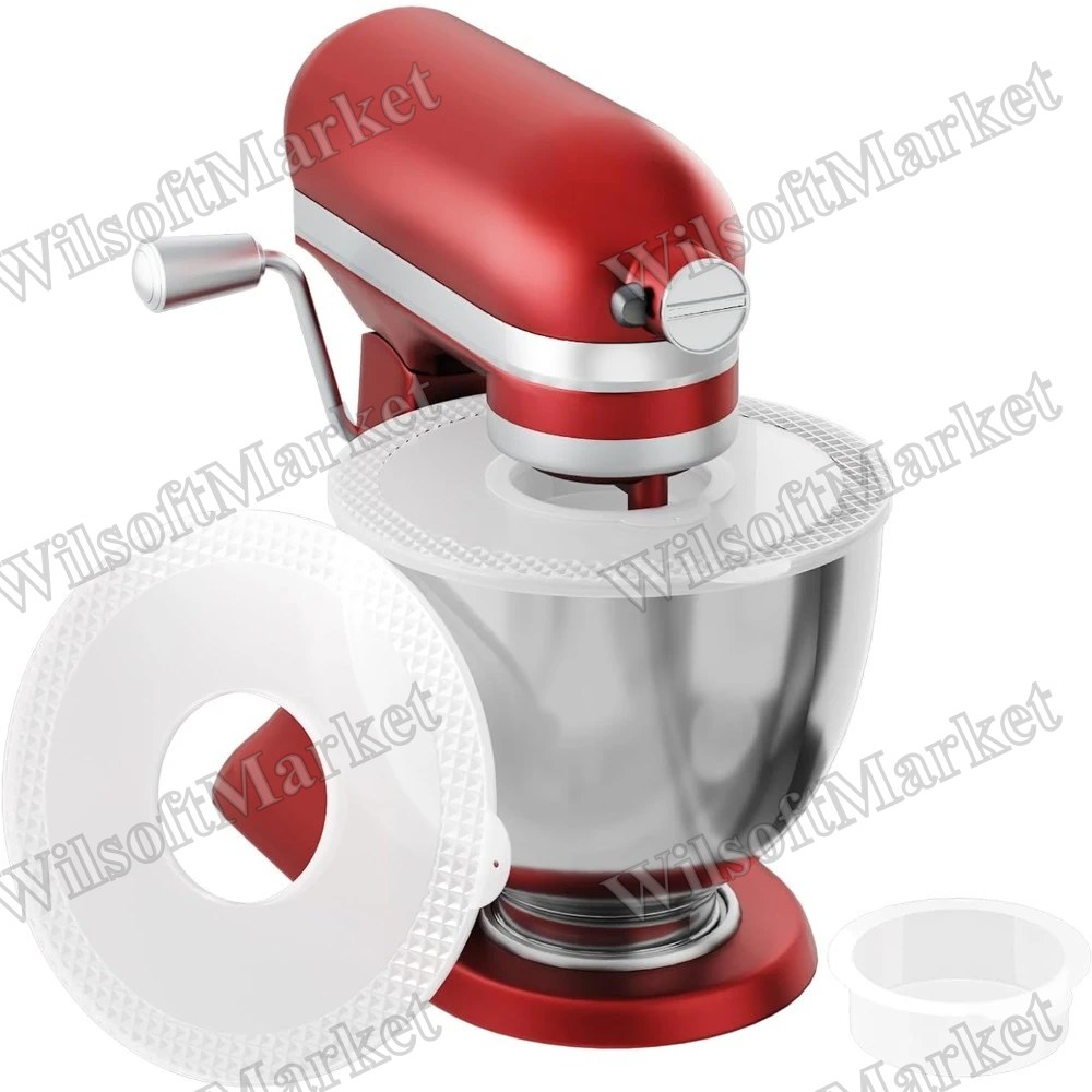 Lot de 2 couvercles pour bol mélangeur KitchenAid 4,5-5 pintes - Protection anti-éclaboussures