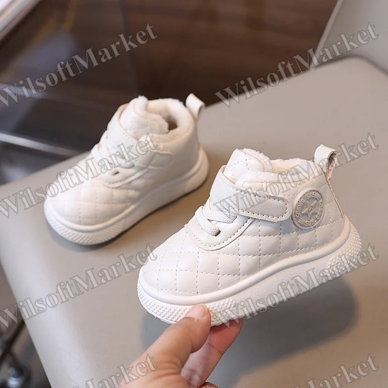 Bottes de neige souples pour bébés et jeunes enfants – Chaussures chaudes avec semelle antidérapante