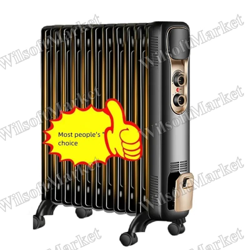 Radiateur électrique à bain d'huile silencieux et économe en énergie