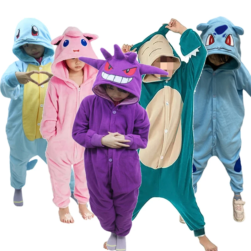 Pyjama Onesie Kigurumi Pokémon - Jigglypuff, Pikachu, Gengar, Snorlax, Charmander