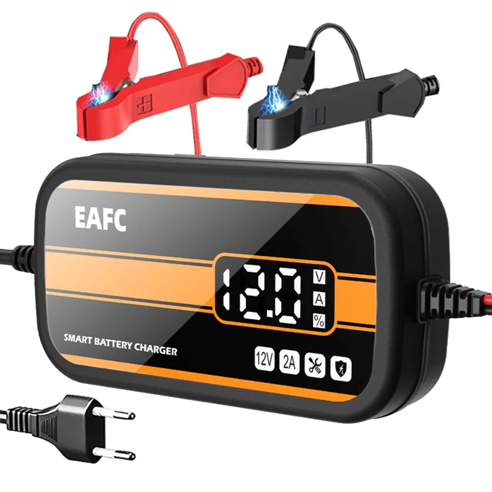 Chargeur de batterie intelligent 12V pour auto, VUS et motocycle (2Ah-20Ah)