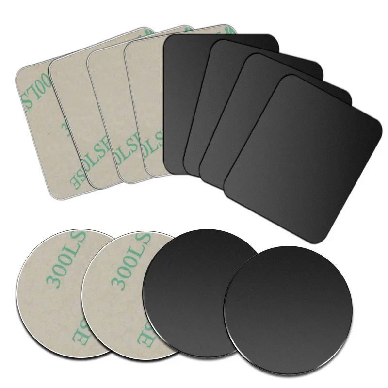 Plaque métallique magnétique pour support de téléphone auto universel