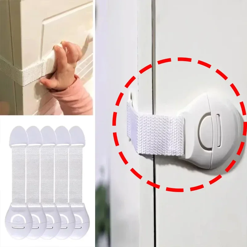 Ensemble de 10 verrous de sécurité pour armoires et tiroirs – Protection enfant