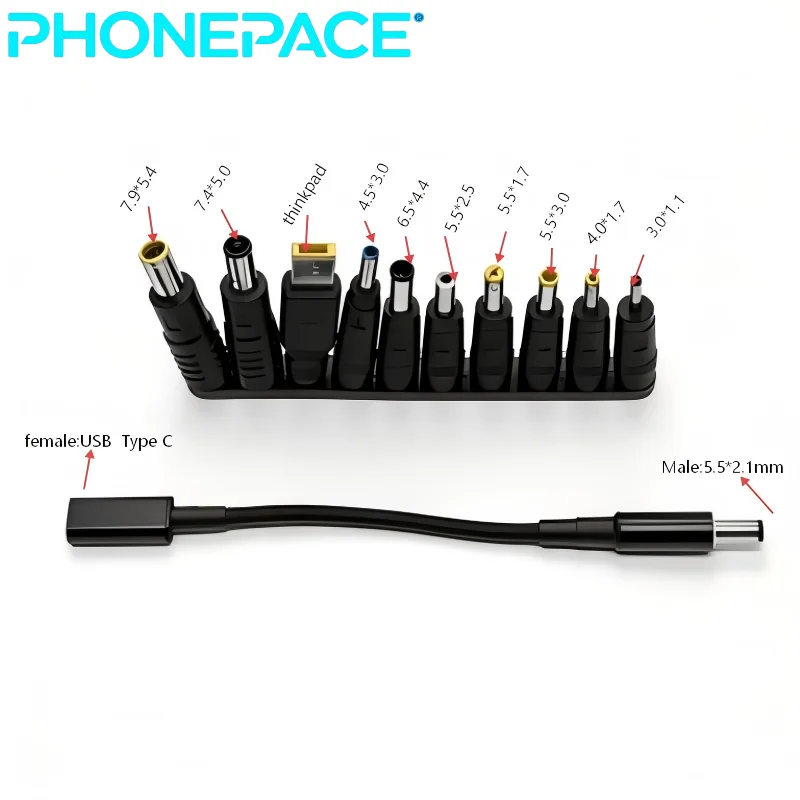 Chargeur universel pour ordinateur portable 65W USB Type-C