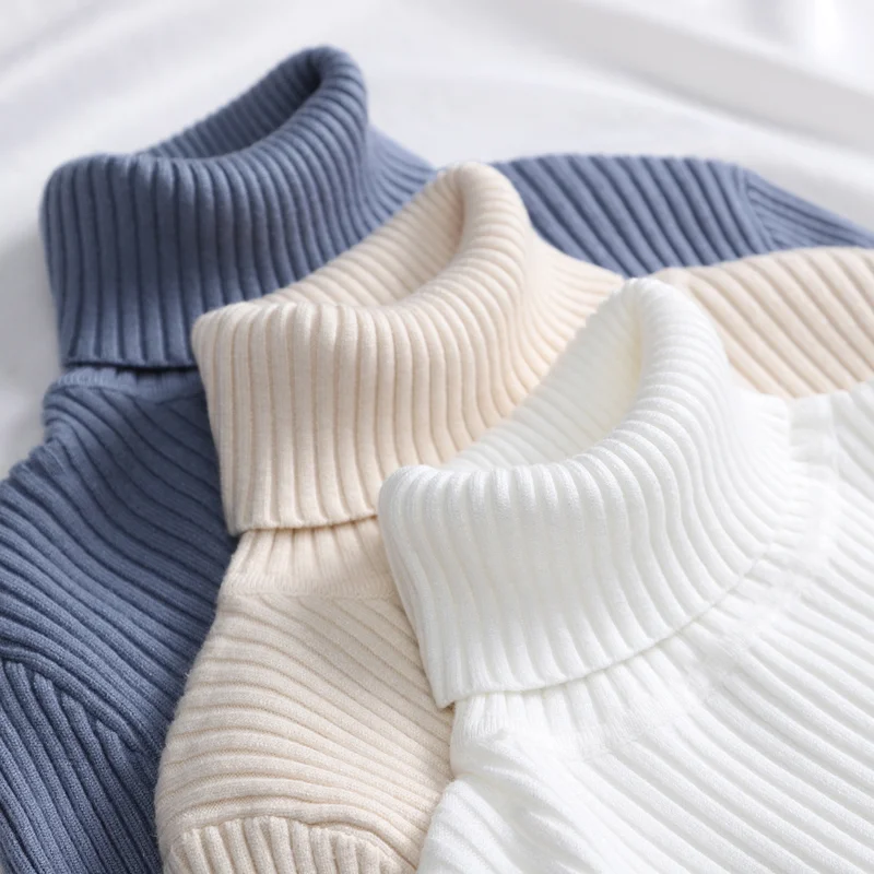 Chandail à col roulé Heliar pour femmes - Pull en tricot cachemire doux automne-hiver 2026