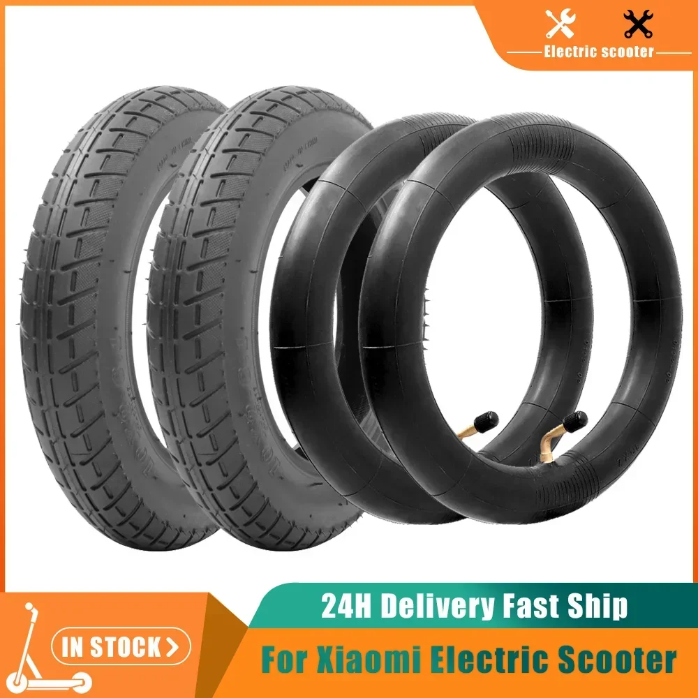 Lot de 2 pneus gonflables 10 pouces pour trottinette électrique Xiaomi M365, 1S, Pro et Pro2