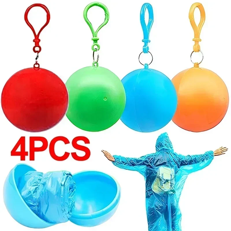 Poncho de pluie d'urgence imperméable portatif pour adultes – randonnée, festivals et voyages