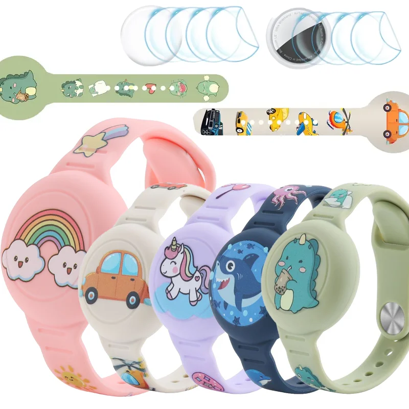 Bracelet et collier AirTag pour enfants, protecteur confortable et sécurisé