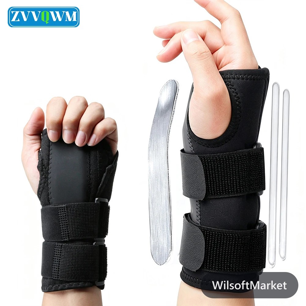 1Pcs Carpel Tunnel Wrist Brace Splint Women Men Stabilizing Brace Hand Support Sprain Tendonitis Wrist Brace Night Immobilizer