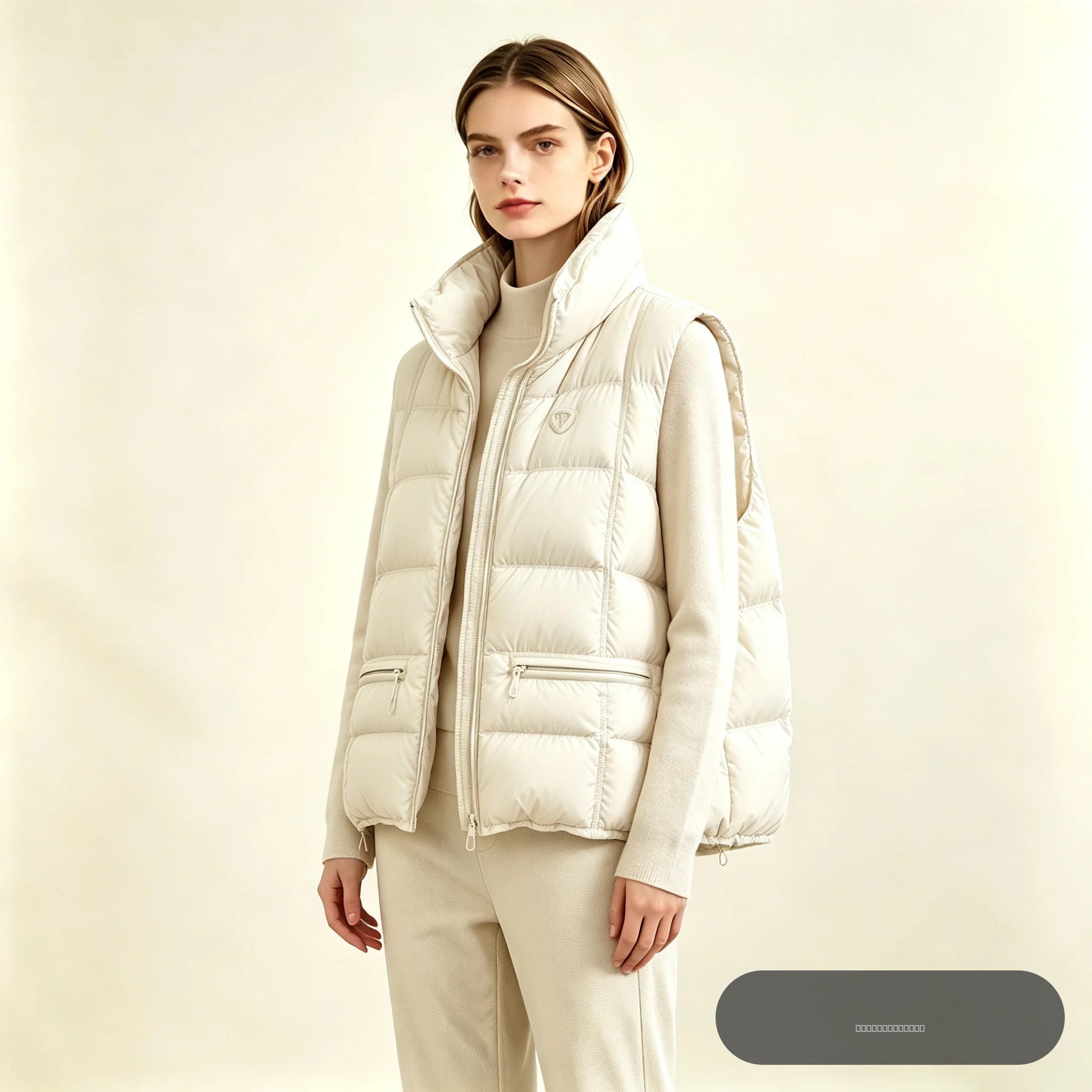 Gilet doudoune pour femme style ciseaux, indice de chaleur de 30F (-1C) à 45F (7C), parka matelassée imperméable avec fermeture éclair