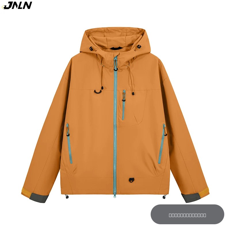Veste de randonnée imperméable JNLN pour hommes et femmes — Trekking, camping, alpinisme, coupe-vent unisexe, sport de plein air