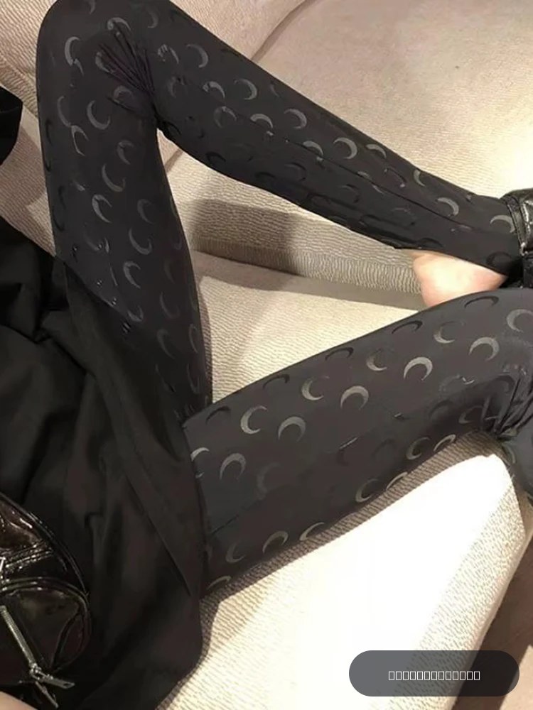Pantalon astronomique imprimé taille haute pour femme, pantalon d'extérieur élastique serré, mode High Street, décontracté, nouveau