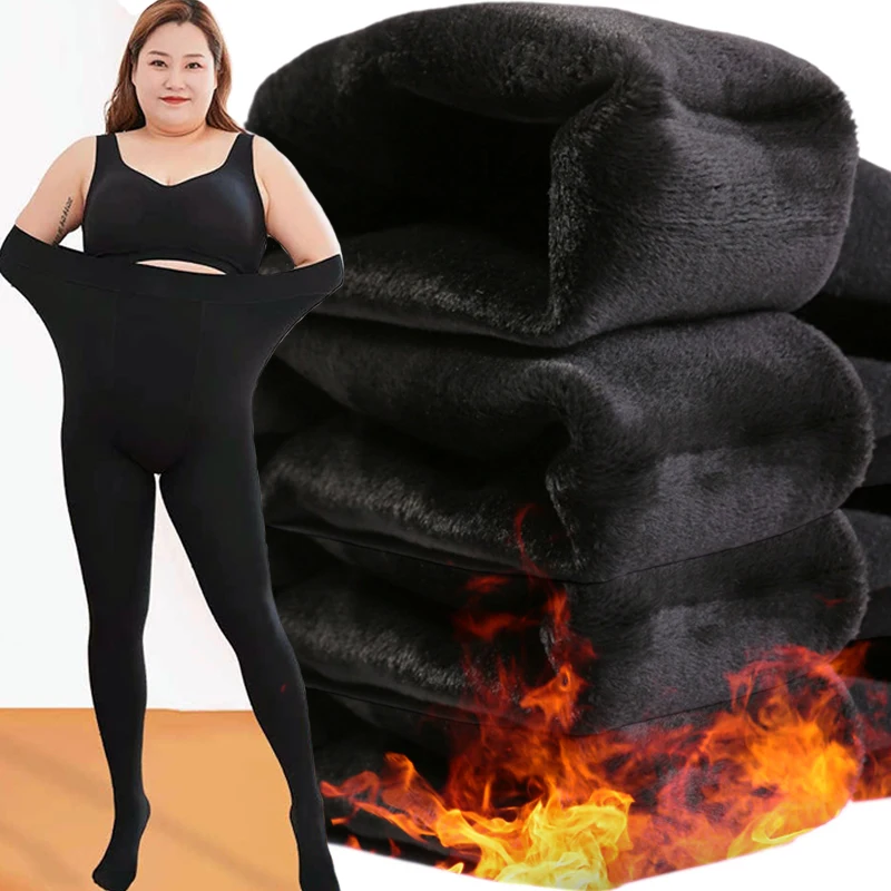 Collants grande taille pour femmes, avec polaire Extra épaisse et Leggings une pièce colorés, collants moulants, nouvelle collection