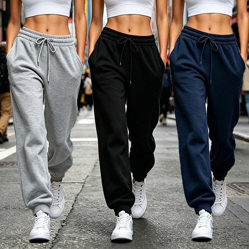 Pantalon de survêtement polyvalent pour femme – Vente flash – Confortable pour le sport, le jogging et le style urbain – Vêtements décontractés pour femme