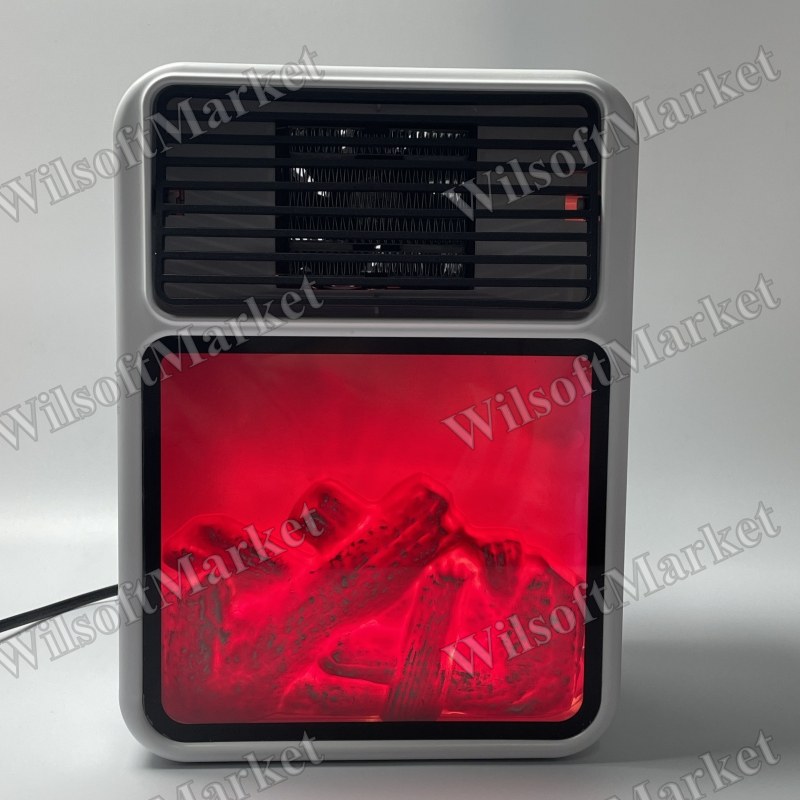 Mini chauffage d'appoint portatif avec veilleuse colorée